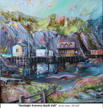 Nostalgic Scenery-Quidi Vidi, Oil on Canvas